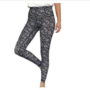 NWT Lululemon Shine Tight Roll Down Leggings Size 4